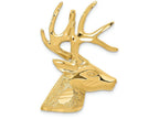 FJC Finejewelers 14k Yellow Gold Laser Cut Deer Charm
