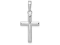 FJC Finejewelers 14k White Gold Small Cross Charm