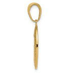 FJC Finejewelers 14k Yellow Gold Miraculous Medal Charm