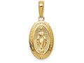 FJC Finejewelers 14k Yellow Gold Miraculous Medal Charm