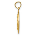 FJC Finejewelers 14k Yellow Gold Miraculous Medal Charm