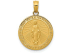 FJC Finejewelers 14k Yellow Gold Miraculous Medal Charm