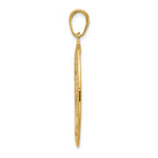 FJC Finejewelers 14k Yellow Gold Saint Christopher Medal Charm