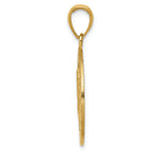 FJC Finejewelers 14k Yellow Gold Saint Christopher Medal Charm