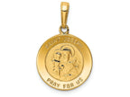 FJC Finejewelers 14k Yellow Gold Saint Joseph Medal Charm