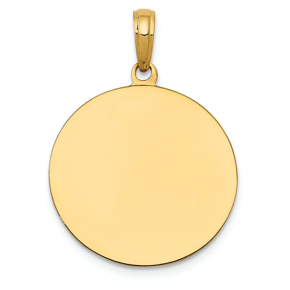 FJC Finejewelers 14k Yellow Gold Saint Joseph Medal Charm