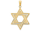 FJC Finejewelers 14k Yellow Gold Solid Polished Star Of David Charm