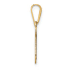 FJC Finejewelers 14k Yellow Gold Chai Charm 12 x 18mm