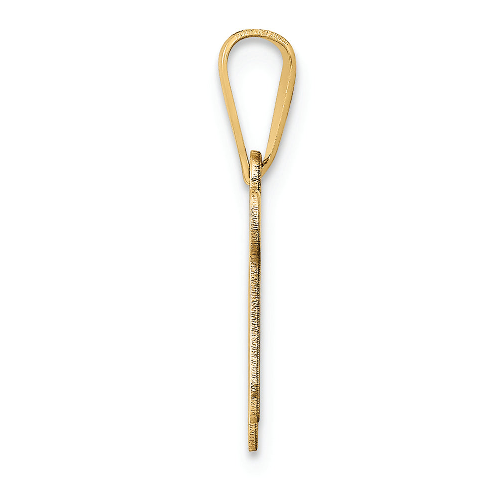 FJC Finejewelers 14k Yellow Gold Chai Charm 12 x 18mm
