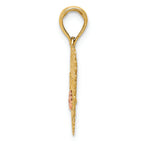 FJC Finejewelers 14k Two-tone Gold Grandma Heart Charm