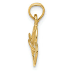 FJC Finejewelers 14k Yellow Gold Double Heart Charm