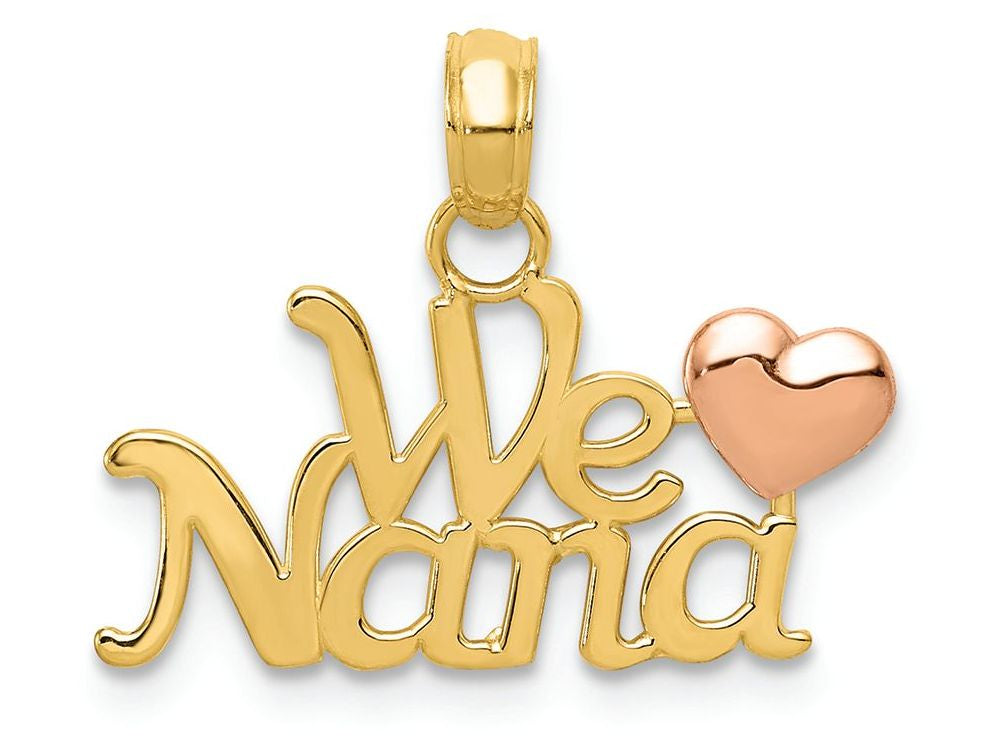FJC Finejewelers 14k Two-tone Gold We Love Nana Charm