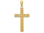 FJC Finejewelers 14k Yellow Gold Rope Cross Charm