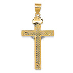 FJC Finejewelers 14k Two-tone Gold Inri Crucifix Charm