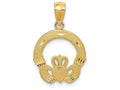 FJC Finejewelers 14k Yellow Gold Claddagh Charm