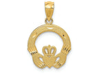 FJC Finejewelers 14k Yellow Gold Claddagh Charm