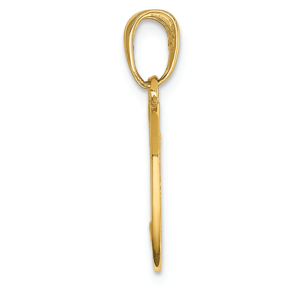 FJC Finejewelers 14k Yellow Gold Big Sisterlittle Sister Break-apart Charm