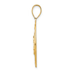 FJC Finejewelers 14k Yellow Gold Polished Sun with Moon Star Charm