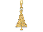 FJC Finejewelers 14k Yellow Gold Polished Christmas Tree Charm