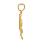 FJC Finejewelers 14k Yellow Gold Shamrock Charm 20 x 25mm