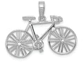 FJC Finejewelers 14k White Gold Polished Bicycle Charm