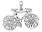FJC Finejewelers 14k White Gold Polished Bicycle Charm