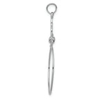 FJC Finejewelers 14k White Gold Filigree Charm Holder