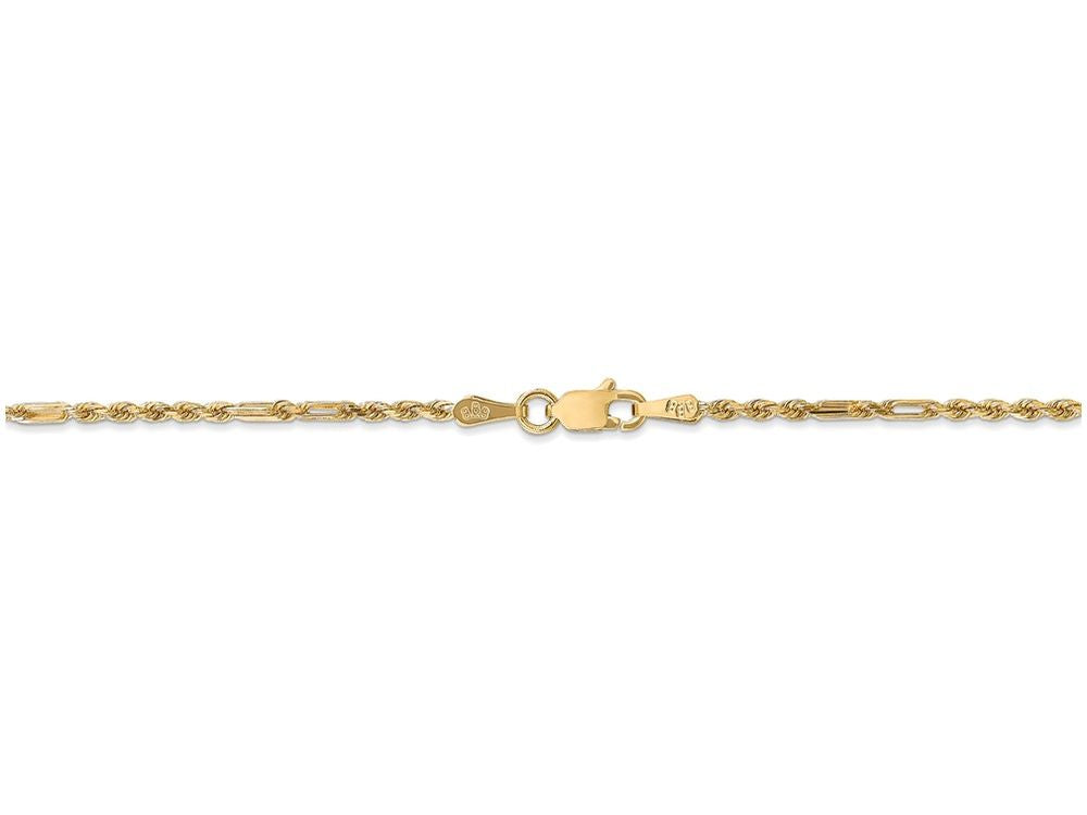 FJC Finejewelers 7 Inch 14k Yellow Gold 2.0mm Milano Rope Chain Bracelet