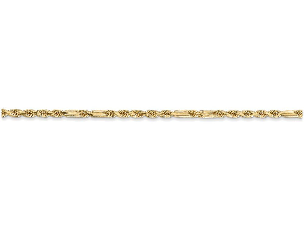 FJC Finejewelers 8 Inch 14k Yellow Gold 2.0mm Milano Rope Chain Bracelet