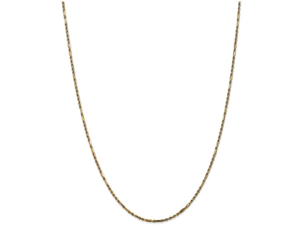 FJC Finejewelers 8 Inch 14k Yellow Gold 2.0mm Milano Rope Chain Bracelet