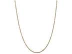 FJC Finejewelers 9 Inch 14k Yellow Gold 2.0mm Milano Rope Chain Ankle Bracelet (Smaller Ankles)