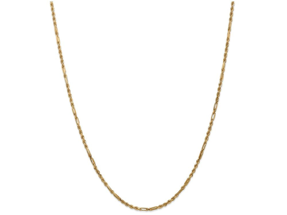 FJC Finejewelers 16 Inch 14k Yellow Gold 2.5mm Milano Rope Chain Necklace
