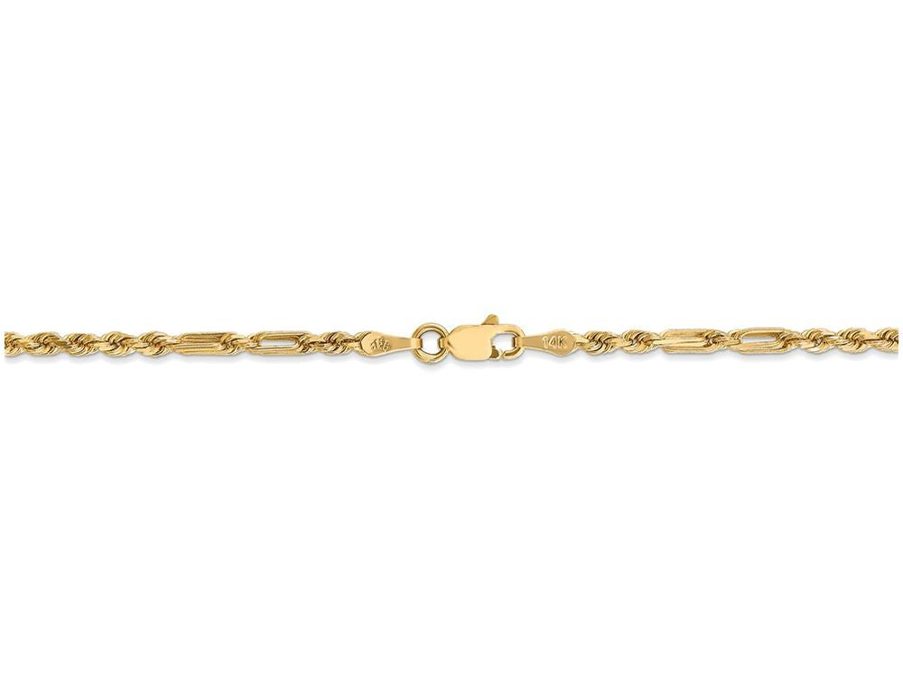 FJC Finejewelers 18 Inch 14k Yellow Gold 2.5mm Milano Rope Chain Necklace