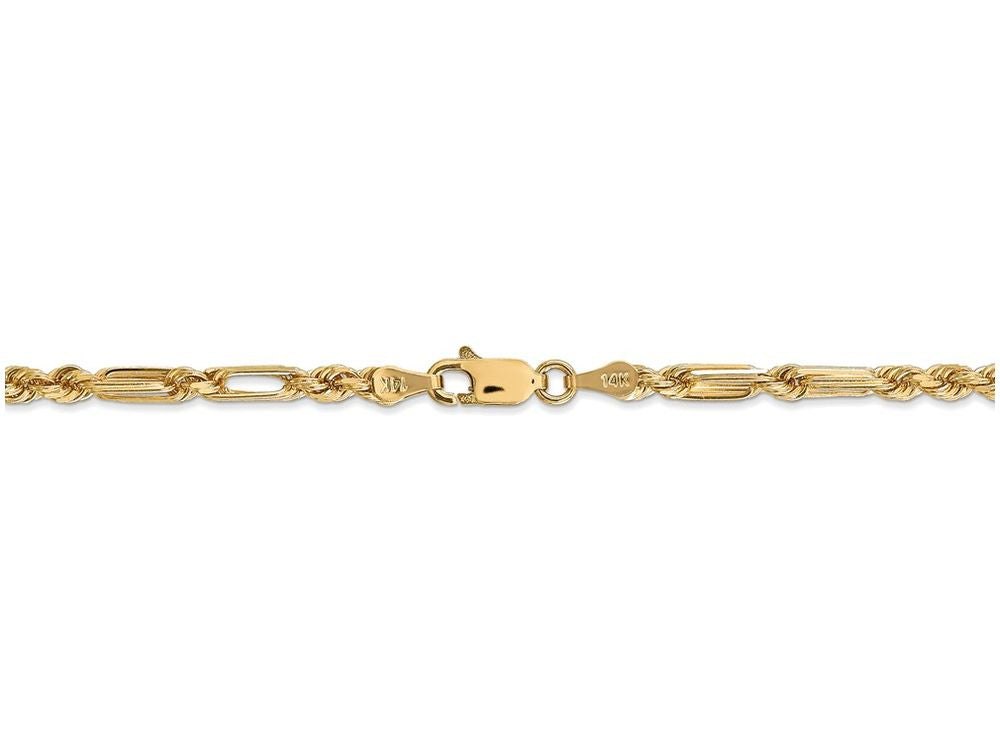 FJC Finejewelers 8 Inch 14k Yellow Gold 3.0mm Milano Rope Chain Bracelet