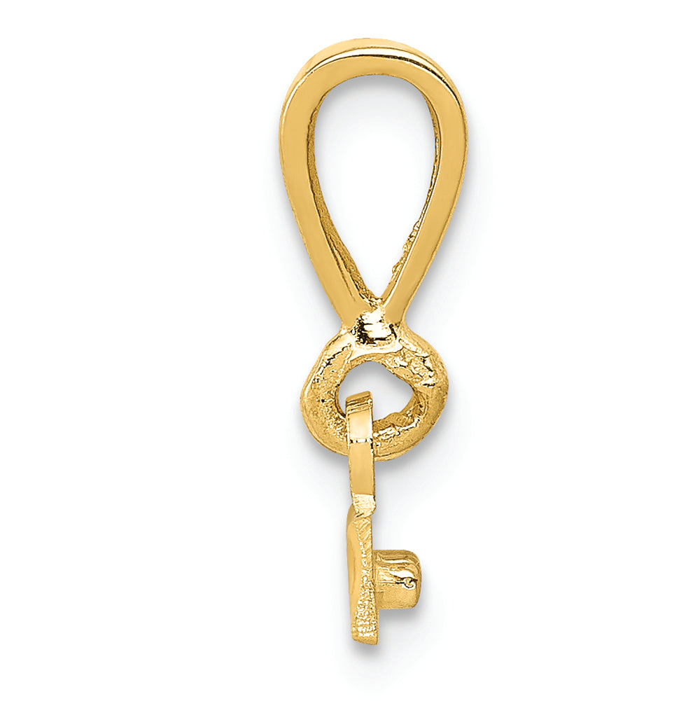 FJC Finejewelers 14k Yellow Gold Casted Medium Bright Cut Top Charm
