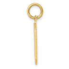 FJC Finejewelers 14k Yellow Gold Casted Medium Polished Number 0 Charm