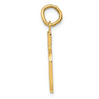 FJC Finejewelers 14k Yellow Gold Casted Medium Polished Number 5 Charm