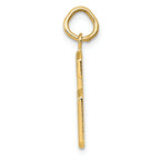 FJC Finejewelers 14k Yellow Gold Casted Medium Polished Number 6 Charm