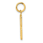 FJC Finejewelers 14k Yellow Gold Casted Medium Polished Number 8 Charm