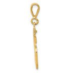 FJC Finejewelers 14k Yellow Gold Medium Polished Number 55 Charm