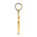 FJC Finejewelers 14k Yellow Gold 7"block Styl Charm