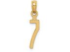 FJC Finejewelers 14k Yellow Gold 7"block Styl Charm