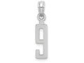 FJC Finejewelers 14k White Gold 9"block Styl Charm