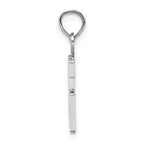 FJC Finejewelers 14k White Gold White "16"block Style Charm