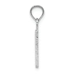 FJC Finejewelers 14k White Gold 50"block Styl Charm