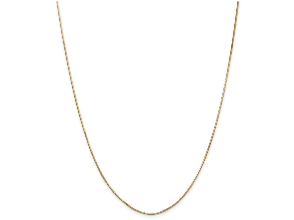 FJC Finejewelers 16 Inch 14k Yellow Gold 1.00mm Octagonal Snake Chain Necklace