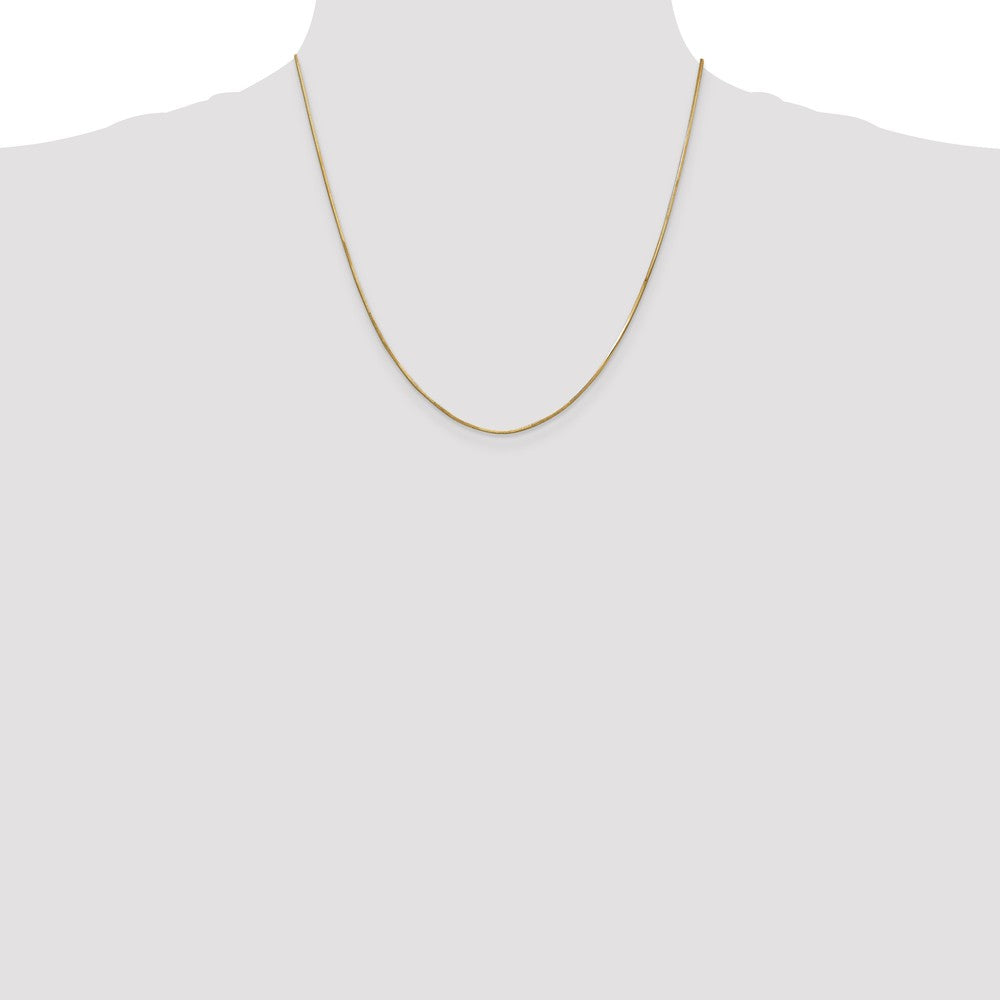 FJC Finejewelers 14 kt Yellow Gold 1.00mm Octagonal Snake Chain