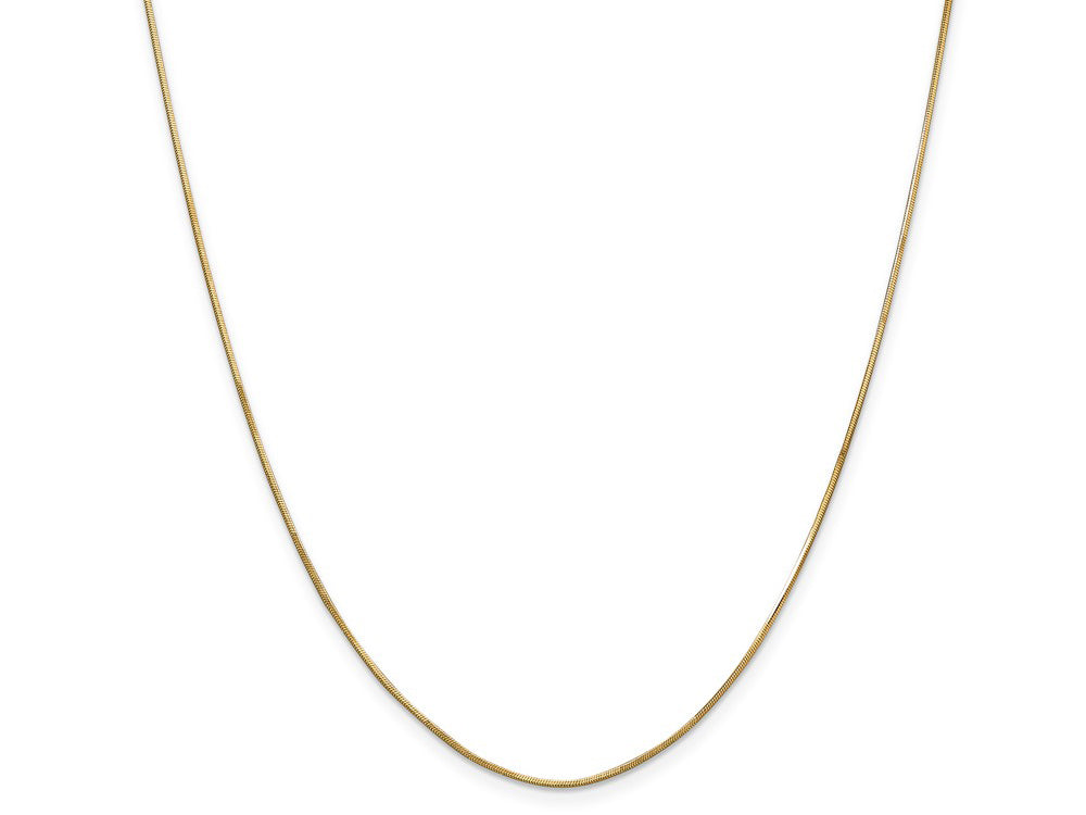 FJC Finejewelers 14 kt Yellow Gold 1.00mm Octagonal Snake Chain