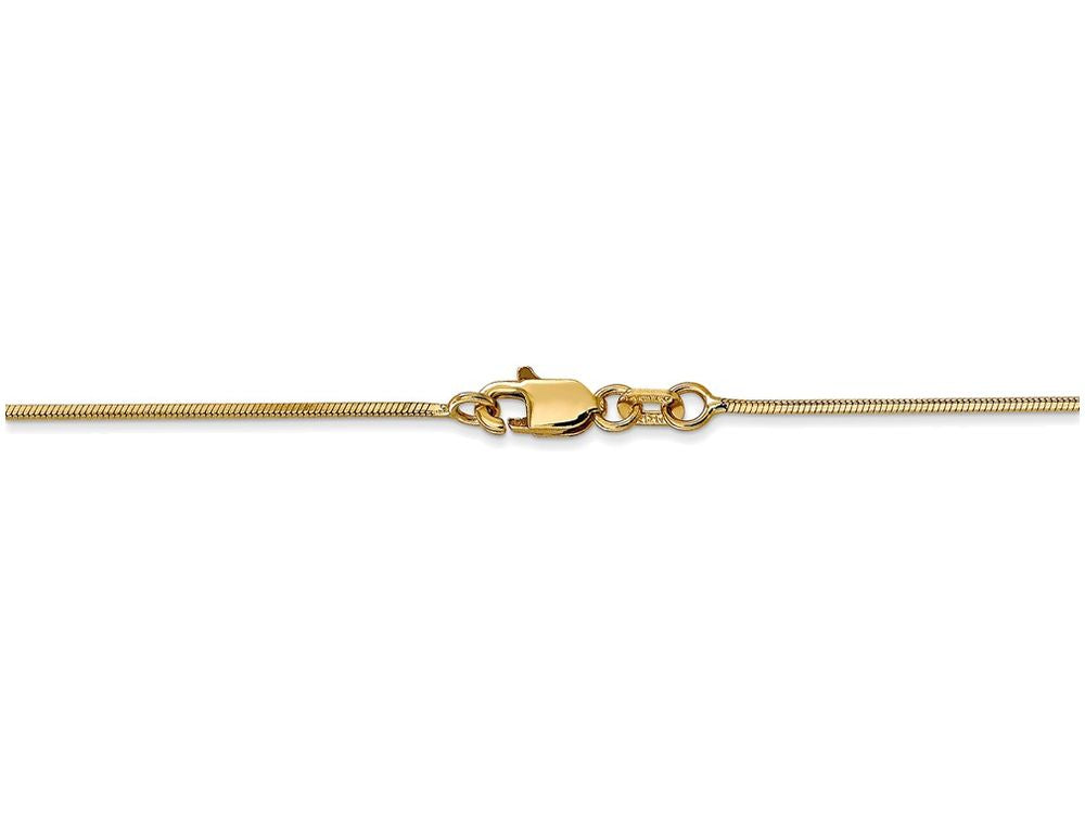 FJC Finejewelers 30 Inch 14k Yellow Gold 1.00mm Octagonal Snake Chain Necklace