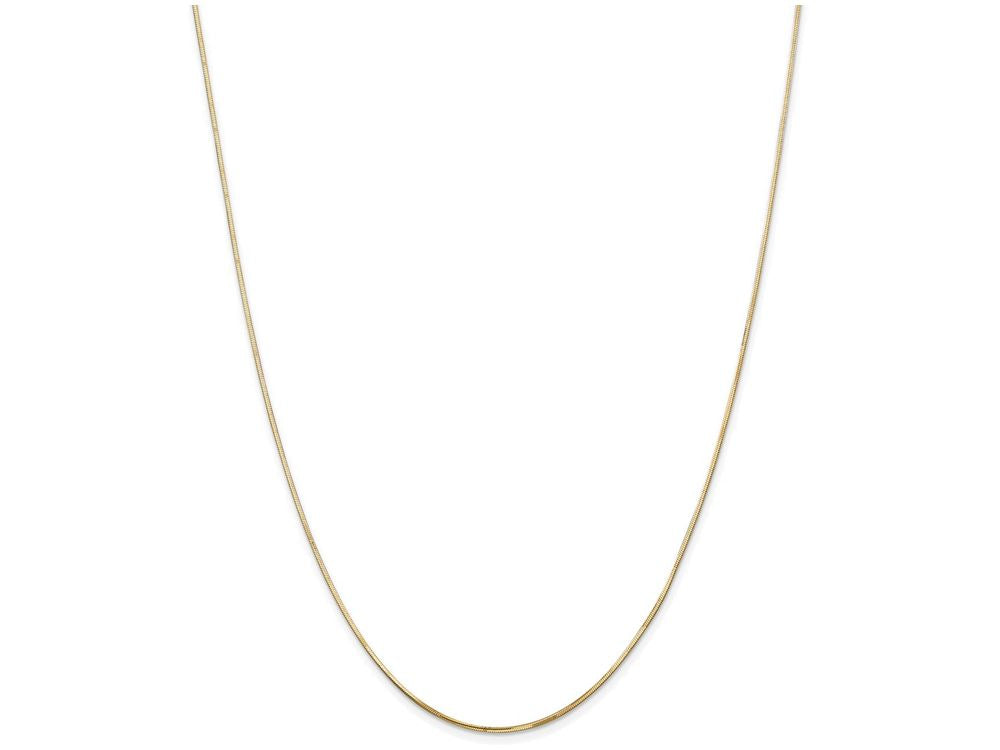 FJC Finejewelers 16 Inch 14k Yellow Gold 1.20mm Octagonal Snake Chain Necklace